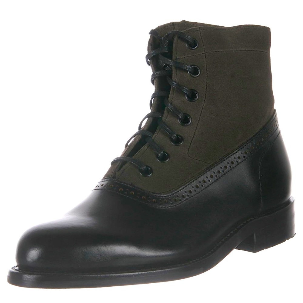 WOLVERINE MARCELLE W40211 WOMENS BLACK LEATHER LACE UP Sz 8 EURO 39